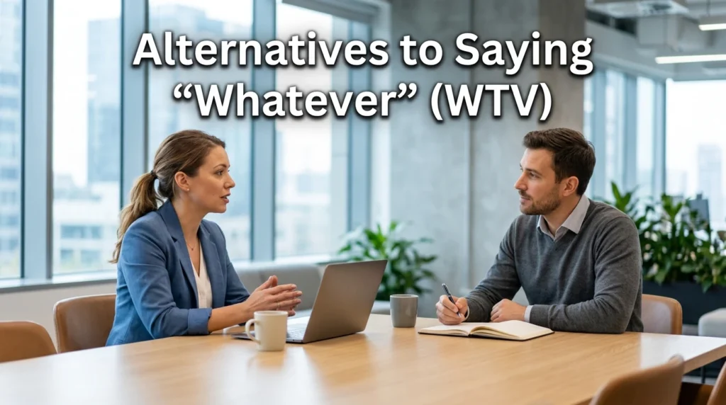 Alternatives to Saying WTV