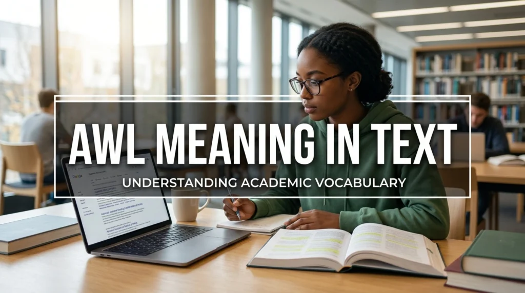 AWL Meaning in Text