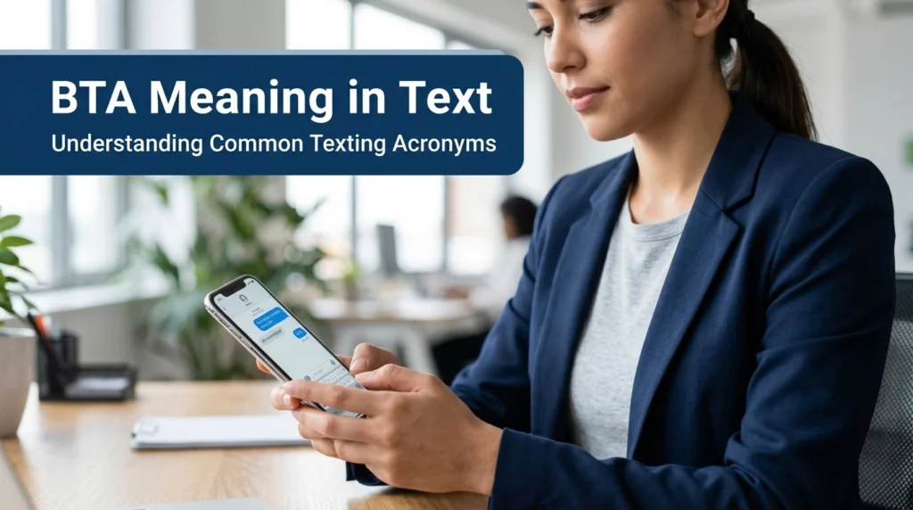 BTA Meaning in Text