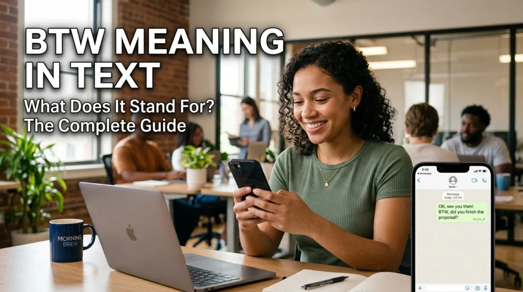 BTW Meaning in Text