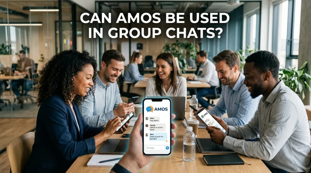 Can AMOS Be Used in Group Chats