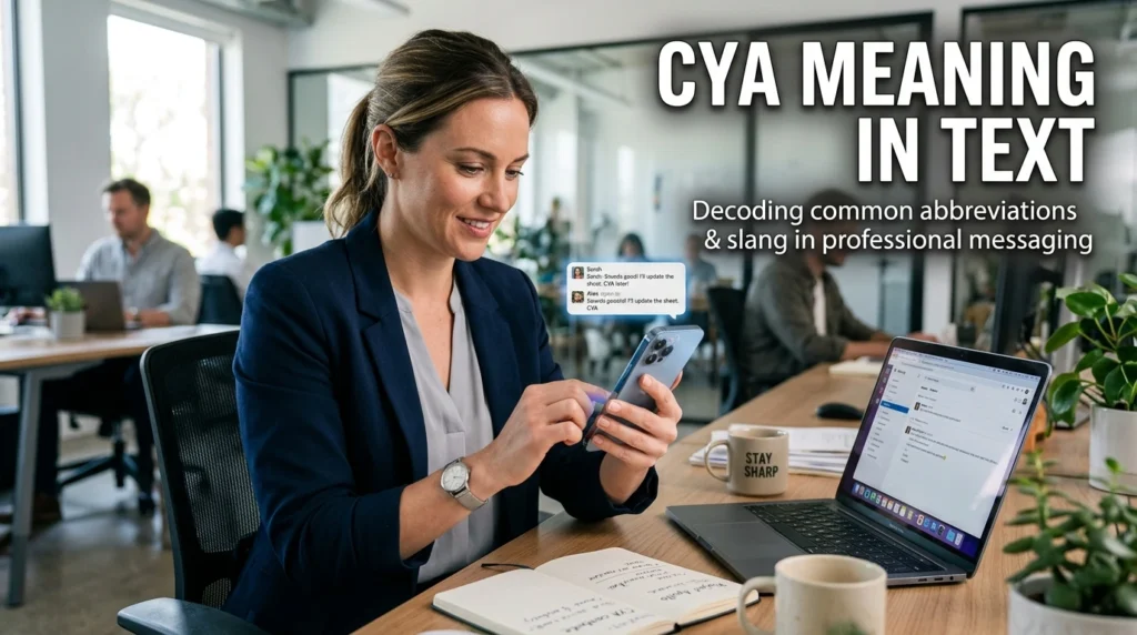 CYA Meaning in Text