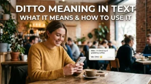 Ditto Meaning in Text