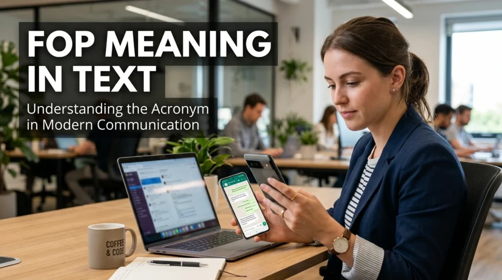 FOP Meaning in Text