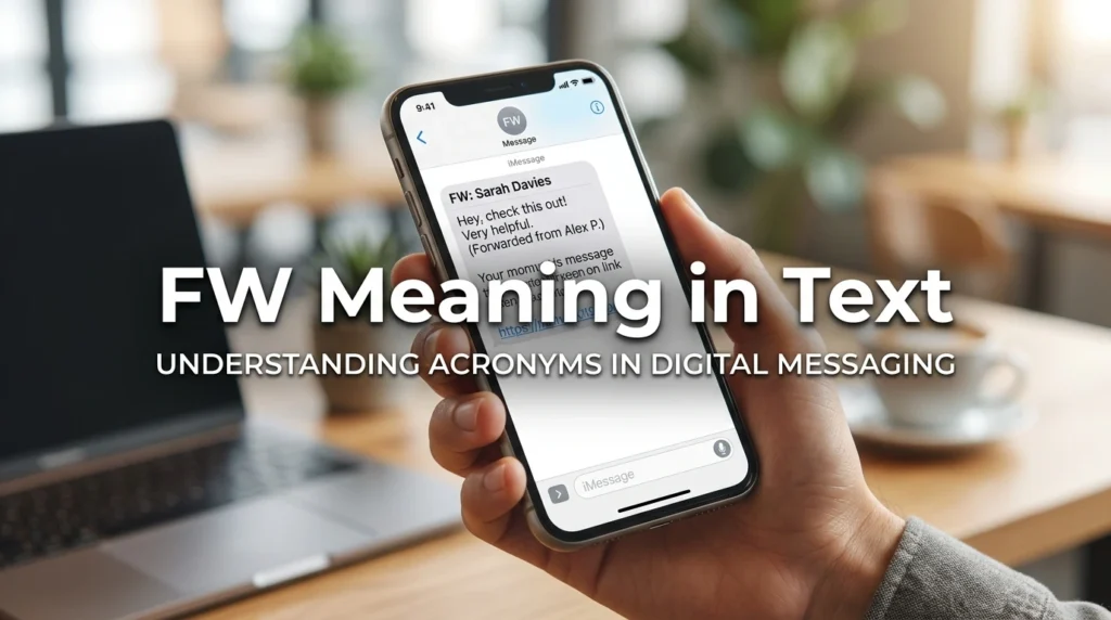 FW Meaning in Text