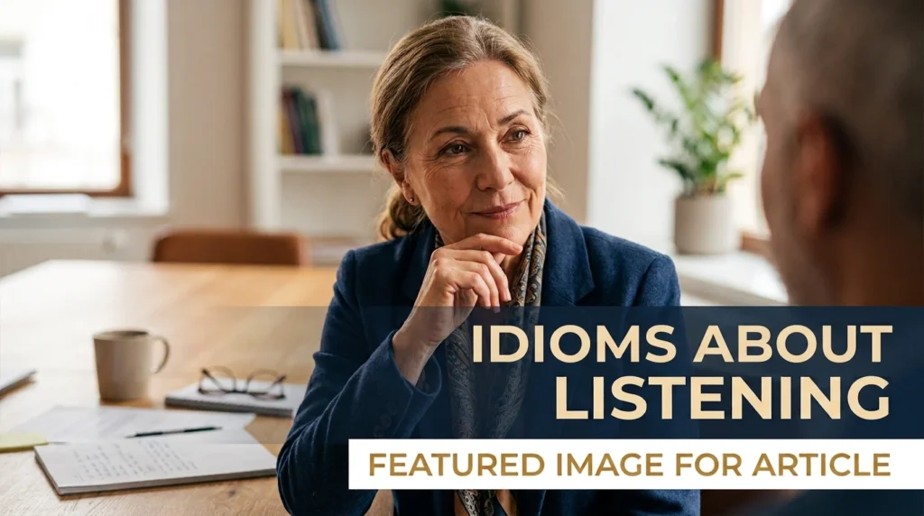 Idioms About Listening