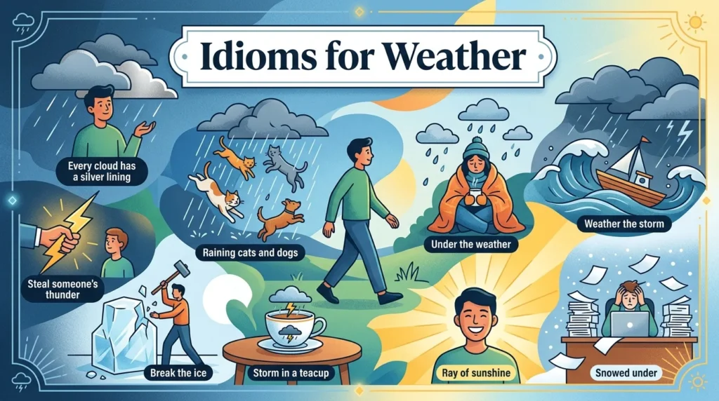 Idioms for Weather