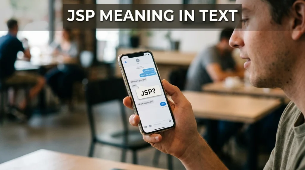 JSP Meaning in Text