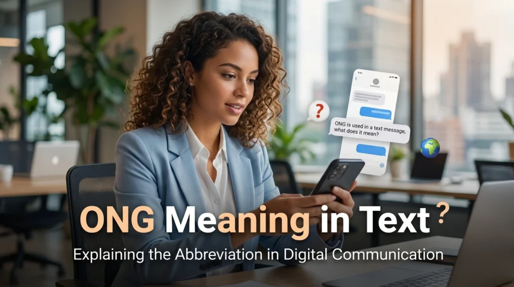 ONG Meaning in Text