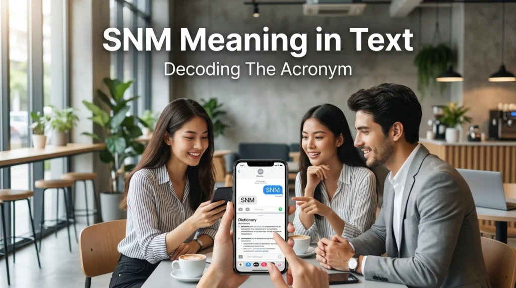 SNM Meaning in Text