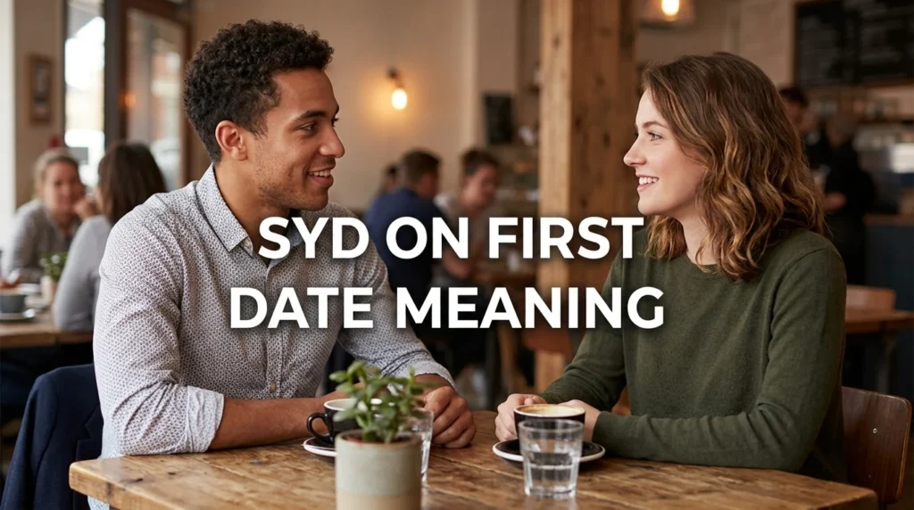 Syd on First Date Meaning