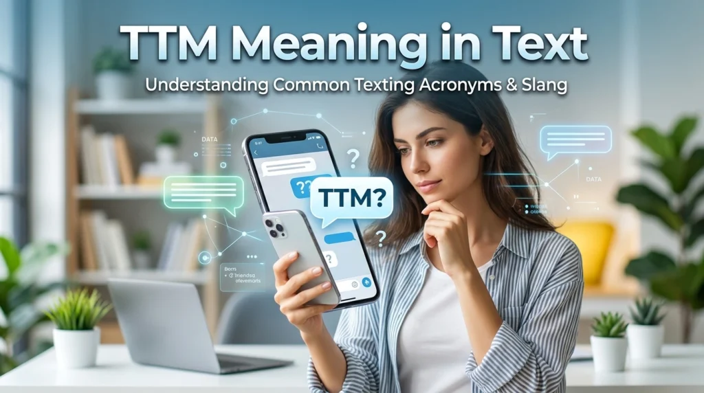 TTM Meaning in Text
