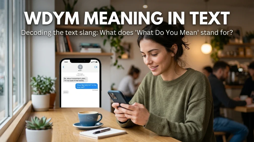 WDYM Meaning in Text