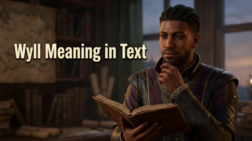 Wyll Meaning in Text